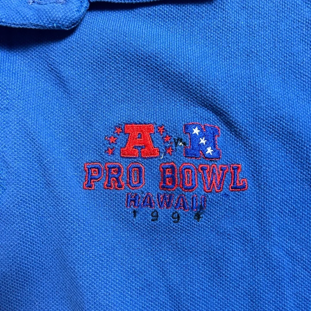 Vintage Probowl Hawaii 90s Polo Shirt - Picture 2 of 5